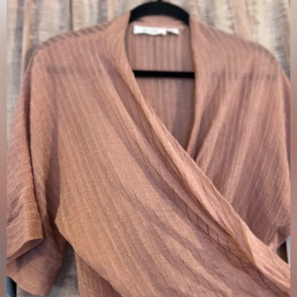 WISH Wrap Tie Front Top, NEW - Picture 5 of 13